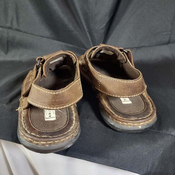 Real Vintage  Y2K,  1990s Arizona Leather Mens Sandals 063-6060 19963-8 Mens 11M main image 6